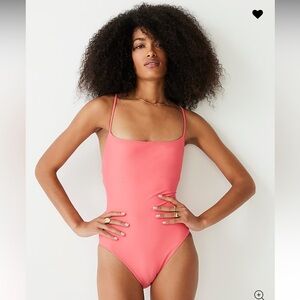 J. Crew Pink One Piece‎ Bikini Size 16